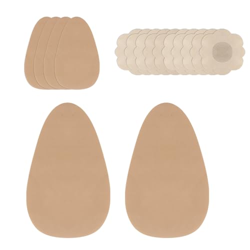 Adhesive Bra Tape, Boobtape, 3 Pairs Push Up Sticky Boob Tapes for Large Breasts A-G Cup with Nipple Pasties