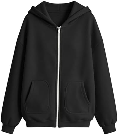 Girls Zip Up Hoodie Cute Comfy Long Sleeve Sweatshirt Jacket 4-15 Years - 2