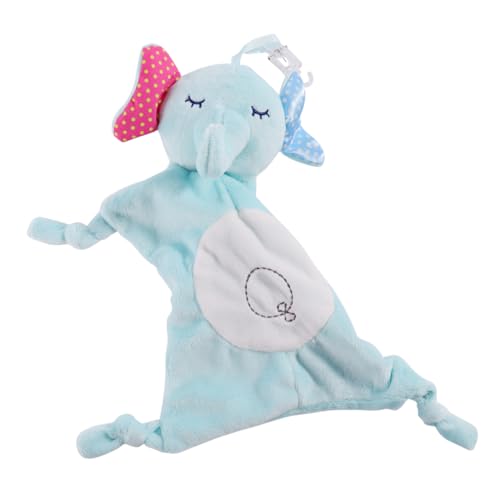 GLSTOY かわいいなだめるようなタオル赤ちゃん動物の掛け布団快適なタオルのおもちゃ女の子の男の子のための面白いなだめるようなタオル(象のパターン、30cm)