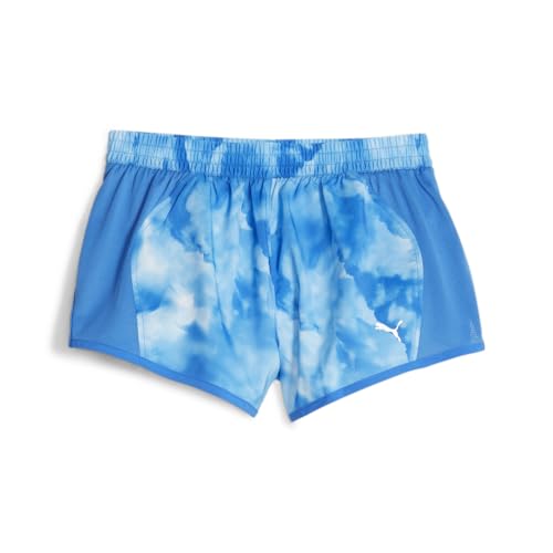 Short Puma Velocity femme bleu | Tissu tissé premium pour course à pied