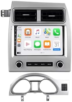 Sat Nav Carplay Car Radio Stereo for Audi Q7 4L 2005-2015 Touch Screen with Carplay Wifi Bluetooth Mirror Link, Fm, Steering Wheel Control, 4 Core 1G+16G