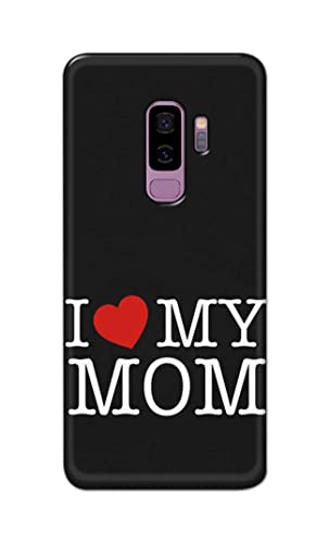 Image of PRINTFIDAA I Love My Mom Hard Back Cover for Samsung Galaxy S9 Plus, G965F, G965F /DS, G965U, G965W, G9650 Back Cover -(P6) KAT1006