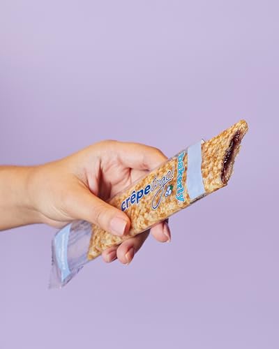 bakerly Blueberry Filled Crepes to go! Non GMO, Free from Artificial Flavors & Colors, Pack of 4, 6-Count (24 Total Crepes)