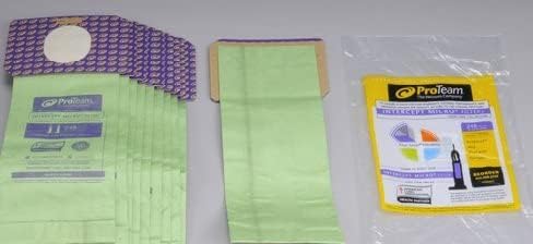 Proteam 1500 Series - Bolsas verticales para aspiradora (paquete de 10) parte # 103483