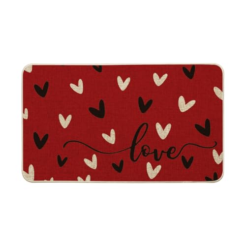 Artoid Mode Red Black Love Valentine's Doormat...