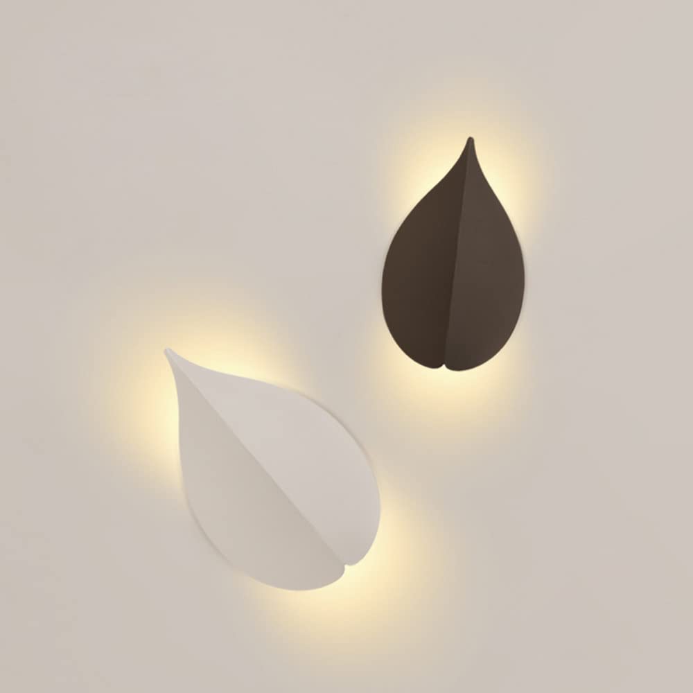 biżuteria damska Nowoczesna metalowa kinkietowa LED oprawie oświetleniowej kształcie liścia, 10W Home Decor Wash Lights Kinkiety nordyckie do salonu, kinkiet wewnętrzny (prezenty dla nastolatek Col