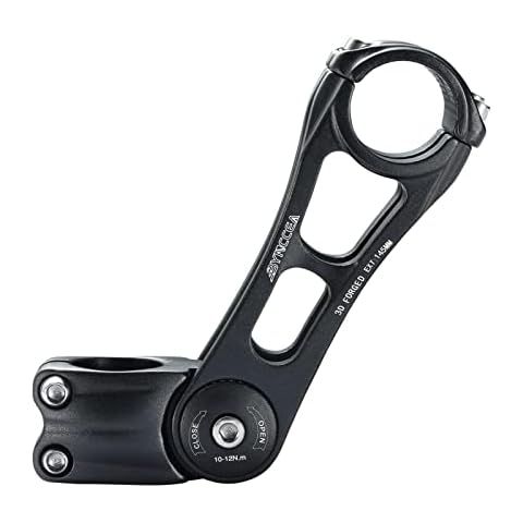 Bynccea 31.8mm 70 Degree Adjustable MTB Stem 90/110/145mm Bike Stem Aluminum Alloy Handlebar Riser Extender for Road Bike, Mountain Bike, BMX Cover