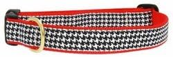 Up Country Houndstooth Pattern Dog Collar, X-Large (18 To 24 Inches) 1 Inch Wide Width