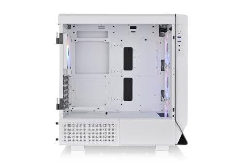 Image of Thermaltake Ceres 500 TG ARGB /White /Win /SPCC /Tempered Glass*1 /C140 ARGB Lite Fan*4 /Brown Box