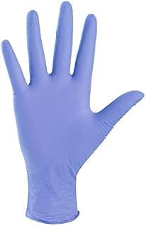 Nitrile Exam Gloves,100 Gloves - Food Handling, Medical, Janitorial, Laboratory Use Latex Free