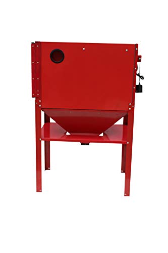 Varan Motors NESB-16D Cabina chorro de arena, microesferas, arenadora profesional con manguitos, 220 litros, con accesorios