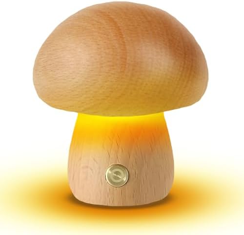Mushroom Decorative Desk Lamp - Modern Dimming Night Light