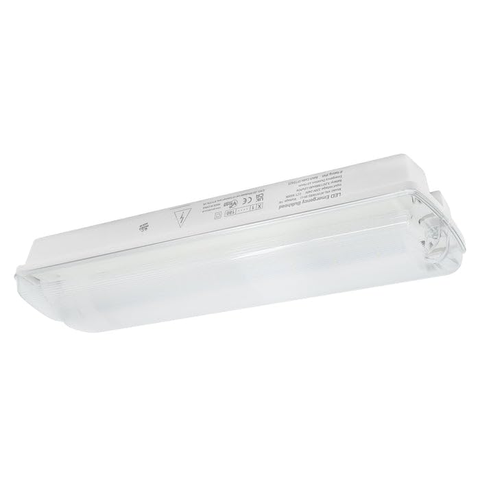 G.W.S® LED Emergency Bulkhead, 1W 150Lms, 3 Hours Emergency Backup, IP65 Waterproof, Maintained and Non-Maintained Operation, Exit Legends Included