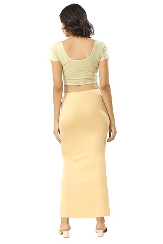 Image of TRASA Womens Saree Shapewear Petticoat, Cotton Lycra Petticoat, Skirts for Women, Shape Wear Dress for Saree