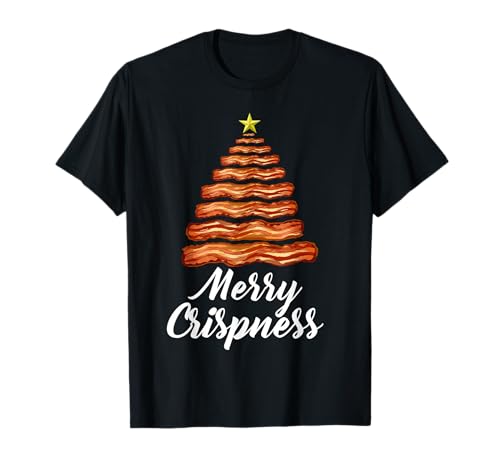Bacon Christmas Merry Crispness T-Shirt