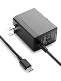 Charger for Nintendo Switch,15V/2.6A 39W USB C Adapter Compatible with Nintendo Switch/Switch Lite/Switch OLED/Switch Dock,Support TV Mode, Fast Travel Charger with 5.5FT Cable for Steam Deck