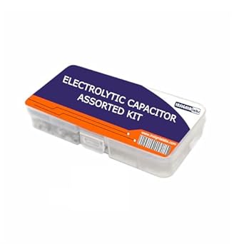 ILELEC - Electrolytic Capacitor Assorted Kit Box - 15 Values (100Pcs) 10v/50v/63v - Electrolytic Capacitor Kit - Assorted Electrolytic Capacitor Kit for Electronic Projects