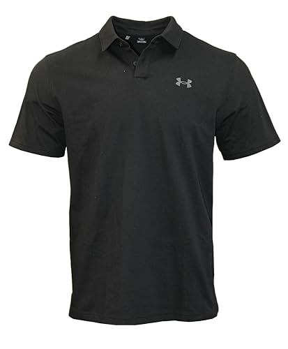 Under Armour Men's UA Playoff Pique Polo Shirt 1387341 (US, Alpha, XX-Large, Regular, Regular, Black 001)