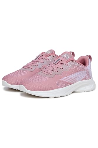 Image of ATHCO Womens Nyla Running Shoes for Woman with Soft Flexible Memory Foam Women's Shoes for Walking Gym Training,Casual, Sports, Lightweight Lace up Athletics Slipon Running Shoes for Ladies & Girls