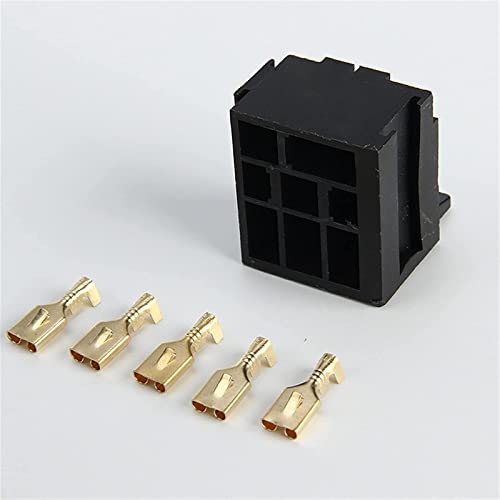 Relé Auto Rocket JCAKES con terminal de 5 piezas de alta conductividad para motores 3
