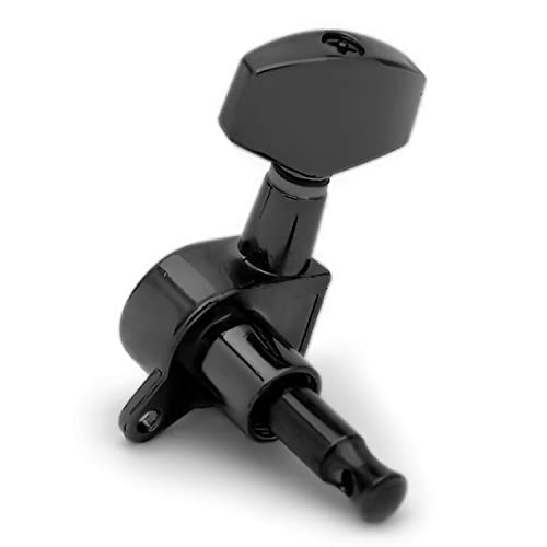 image for SAPHUE 6 Pieces 3L3R Guitar tuner pegs,Big Square Sealed guitar tuning