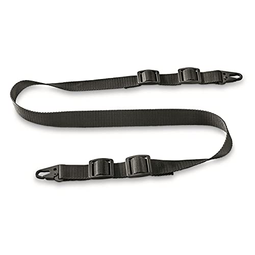 Hq Issue 2-Point Tactical Rifle Sling With Hk Hooks, Adjustable Strap For Outdoors Usa Made, Black #TOP13