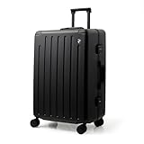 [グリフィンランド] スーツケース Lサイズ キャリーケース キャリーバッグ PC7000 L 5-7泊 フレーム 艶消しタイプ 大型 大きい 大容量スーツケース 海外 国内 旅行 かわいい 5.7kg 86.9L 3辺155cm マットブラック