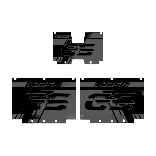 Protection réservoir Triple Noir en alu pour valises R1250GS ADV