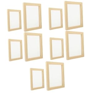 DIYEAH 5 Sätze Papierschöpfrahmen Holzrahmen
