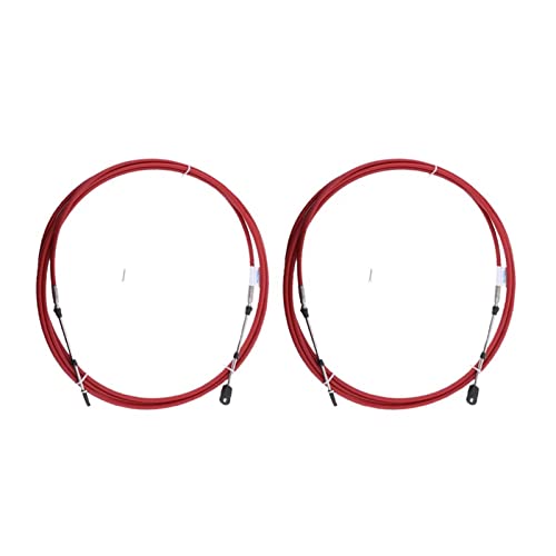 DEMULAX Cable de Acelerador for Motor fueraborda 11 pies, 2 Unidades, for Yamaha, Cable Control Remoto del Cambio Barco, Marino for Cable Marino