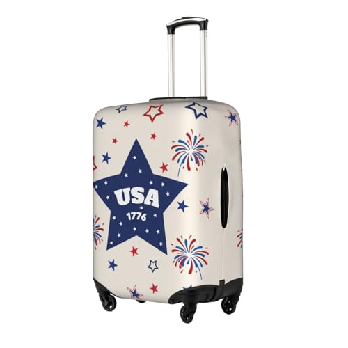 Travel Luggage Cover 4th Of July America Independence Day Fashion Washable Baggage Suitcase Protector Fit For Luggage X-Large2