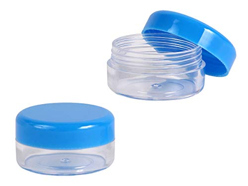 Alsino 12er Set Sortierdosen Perlendosen ca. 2 x 3,7 cm mit Deckel und Aufbewahrungsbox, Farbe:Sortierdosen klein blau… – Bild 3