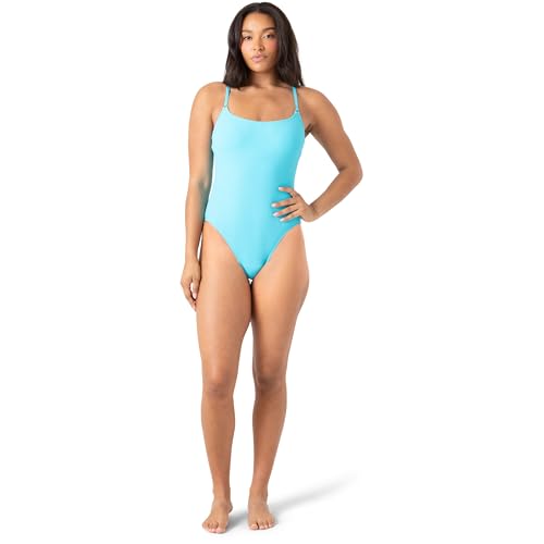 Image of Nautica Womens One-Piece Swimsuit - Slimming Tummy Control Bathing Suit, Quick-Dry Fabric, Bikini Swimsuit