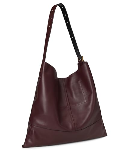 Image of AllSaints Asha Shoulder Bag Dark Red W400XC One Size