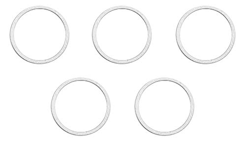 Preisvergleich Produktbild Nuoli Schmuckverbinder Anhänger Kreis Silber (5 Stück) Armband Anhänger 15mm