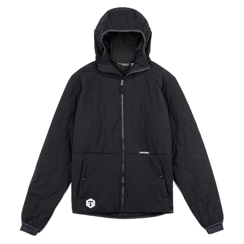 TRUEWERK M3 Woobie Hoodie, Mid-Weight Men's Coat with Hood, Moisture Wicking, Water Resistant, Work Jacket with 4-Way Stretch