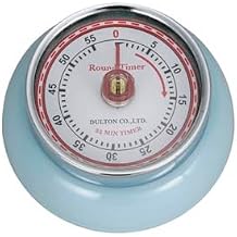 Dulton Kitchen Utensils Kitchen Timer, with Magnet, Saxe Blue, Height 1.2 x Diameter 2.8 inches 30 x 70 mm, Kitchen Timer with Magnet Sax 100-189SB