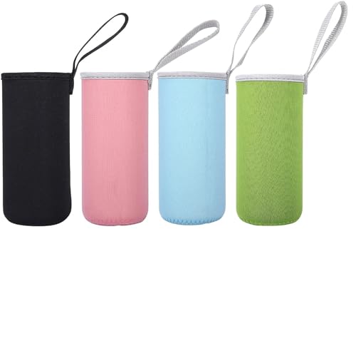 Housse Isolante En Néoprène Pour Bouteille 500 Ml - Gainage Thermique - Dimensions ~6.4 X 17.5 Cm - Garde Les Boissons Chaudes Ou Froides