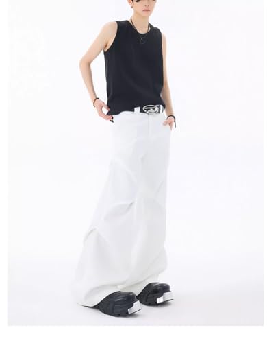 Men's Pants American Summer Loose Casual Black Trouser for Men3