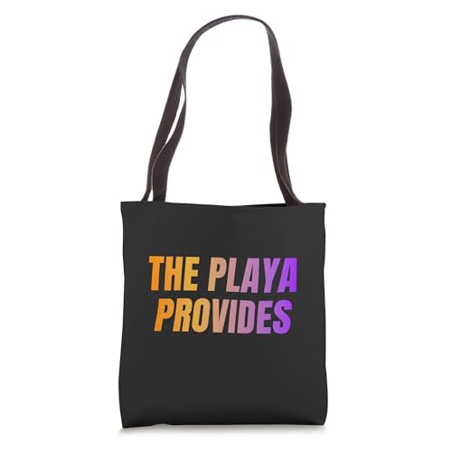 Bolsa Tote para fiesta con arte y frase vibrante miniatura 1
