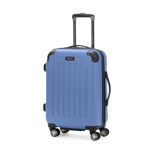 Image of Kenneth Cole REACTION Renegade Luggage Expandable 8-Wheel Spinner Lightweight Hardside Suitcase, Periwinkle Blue, 20-Inch Carry On, Renegade collection