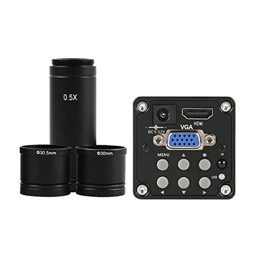 顕微鏡観察 14mp 1080pデジタルビデオ顕微鏡カメラ、100x / 180x / 300xレンズのマウント(With 0.5X adapter)