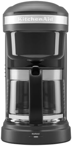 KCM1208DG Spiral Showerhead 12 Cup Drip Coffee Maker, Matte Charcoal Grey