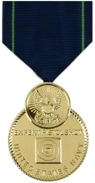 Navy Expert Pistol Medal Full Size Anodized