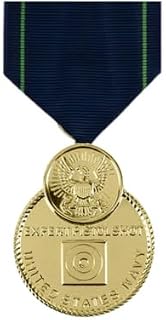 Navy Expert Pistol Medal Full Size Anodized