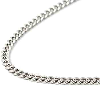 Amazon | Pt850 プラチナ 喜平ネックレス 二面(4.45g-50cm)引輪