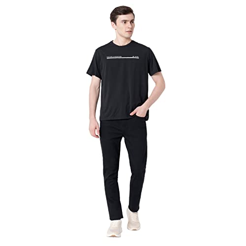 Image of Red Tape Printed Athleisure Round Neck T-Shirt for Men | Premium Comfort | Versatile Everyday Essential