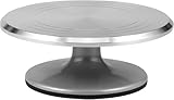 AZIEBAY ケーキ回転台 アルミニウム合