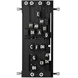 Accesorios de guitarra, prensador de acordes de guitarra Entrenador de acordes rápido y preciso con instrucciones y partitura Entrenador de fácil instalación con vertical para principiantes