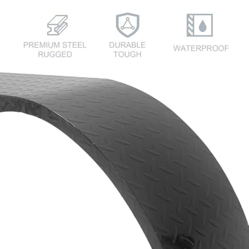 Heavy-Duty Steel Dual Tandem Axle Trailer Fenders, Universal Fit for 13\"-15\" Tires, 72-7/8\"x10-1/4\"x13\", Pack of 2 - Thumbnail 6